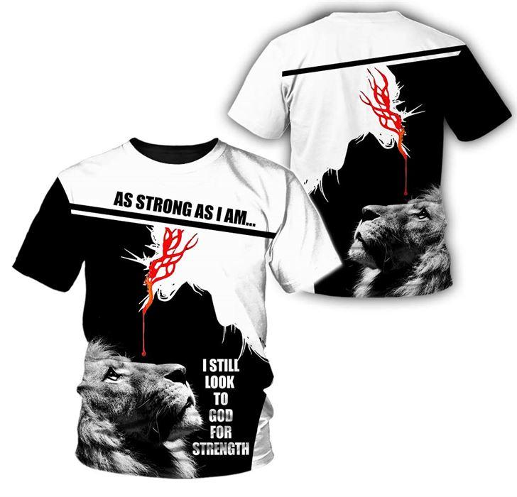 As Strong As I Am 3D All Over Printed Shirts For Men and Women PL240306-Apparel-PL8386-T Shirts-S-Vibe Cosy™