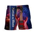 Rock'n'Roll guitar 3D Printed Music Clothes HG10251-Apparel-HG-Shorts-S-Vibe Cosy™