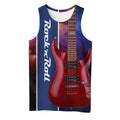 Rock'n'Roll guitar 3D Printed Music Clothes HG10251-Apparel-HG-Men's Tank Top-S-Vibe Cosy™