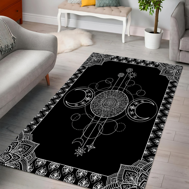 Premium Wiccan All Over Printed Rug MEI