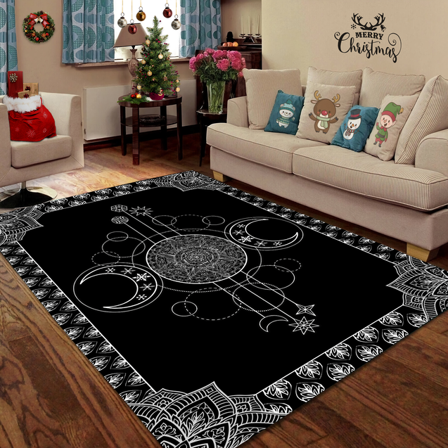 Premium Wiccan All Over Printed Rug MEI