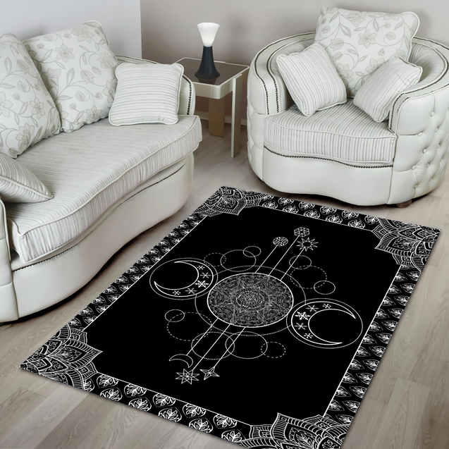 Premium Wiccan All Over Printed Rug MEI