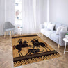 Ancient greece warrior Greek Mythology 3D print Rug