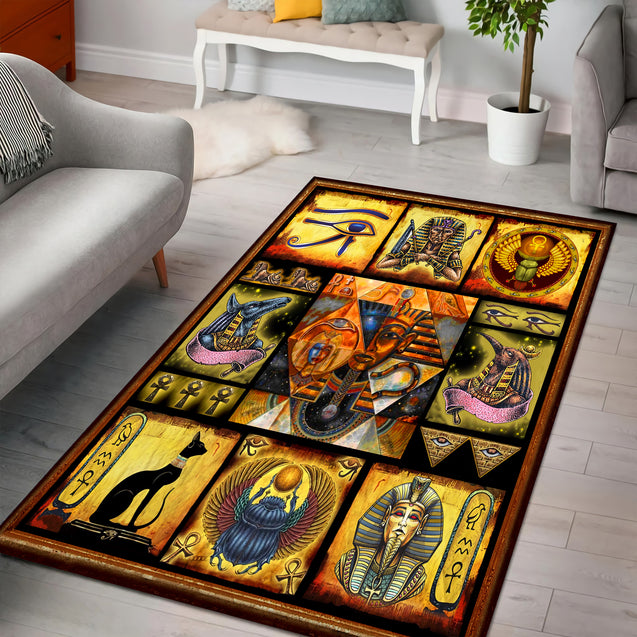 Ancient Egypt 3D All Over Printed Rug