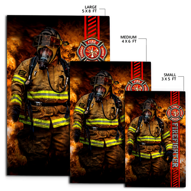 Brave Firefighter Rug TNA10132003