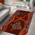 Aboriginal Naidoc Week Heal the Kangaroo and Turtle 3D print Rug