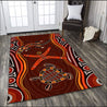 Aboriginal Naidoc Week heal the Lizard and Turtle 3D print Rug