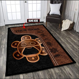 Customize Name Sol Taino Puerto Rico Rug