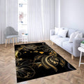 Amazing Polynesian Hawaii Turtle Golden Rug ML