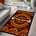 Aboriginal Didgeridoo Australia Culture art Rug