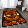 Aboriginal Didgeridoo Australia Culture art Rug