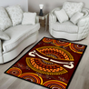 Aboriginal Didgeridoo Australia Culture art Rug