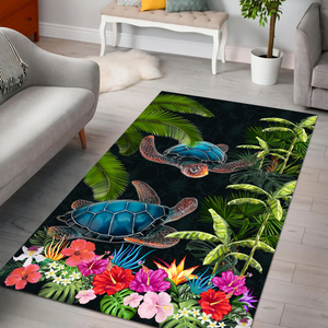 Turtle Couple Rug