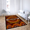 Aboriginal Didgeridoo Australia Culture art Rug