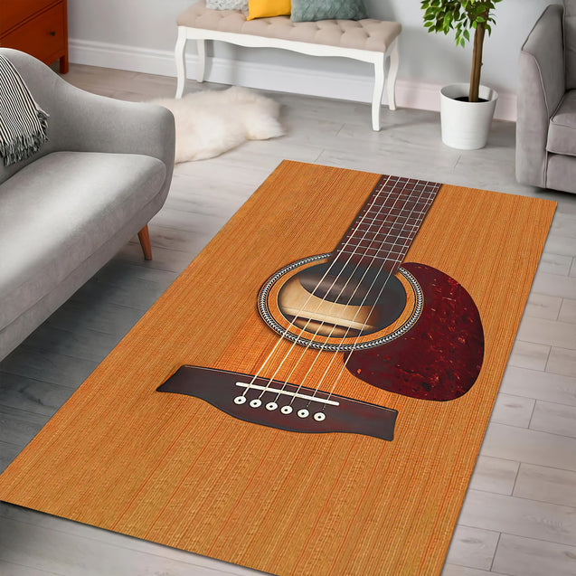 Guitar Musical Instrument 3D Rug HHT07012103