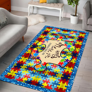 3D All Over Printed Autism Awareness RUG PD05032103