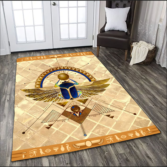 Ancient Egypt 3D All Over Printed Rug