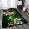 Amazing Polynesian Frangipani And Tattoo Hawaii Style Rug ML NTN24032106