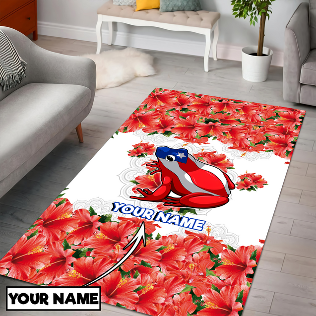 Customize Name Maga Coqui Puerto Rico Rug MH18032102