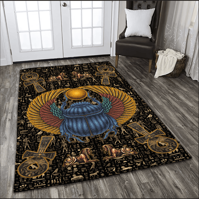 Ancient Egypt 3D All Over Printed Rug