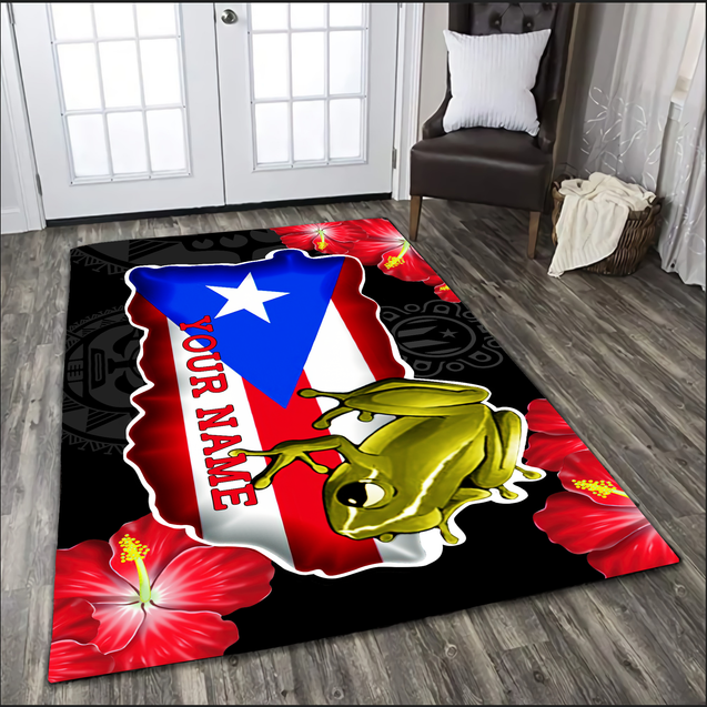 Customize Name Puerto Rico Rug SN17042101