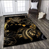 Amazing Polynesian Hawaii Turtle Golden Rug ML