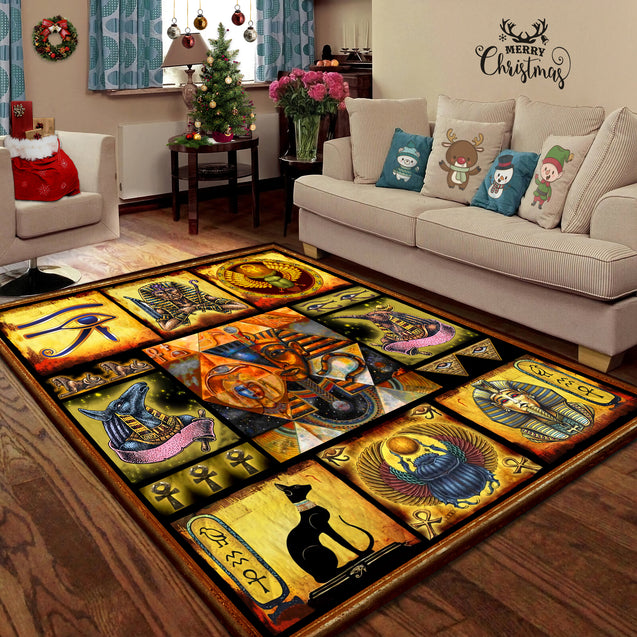 Ancient Egypt 3D All Over Printed Rug