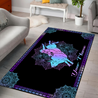 Personalized Name Bull Riding 3D Rug Mandala