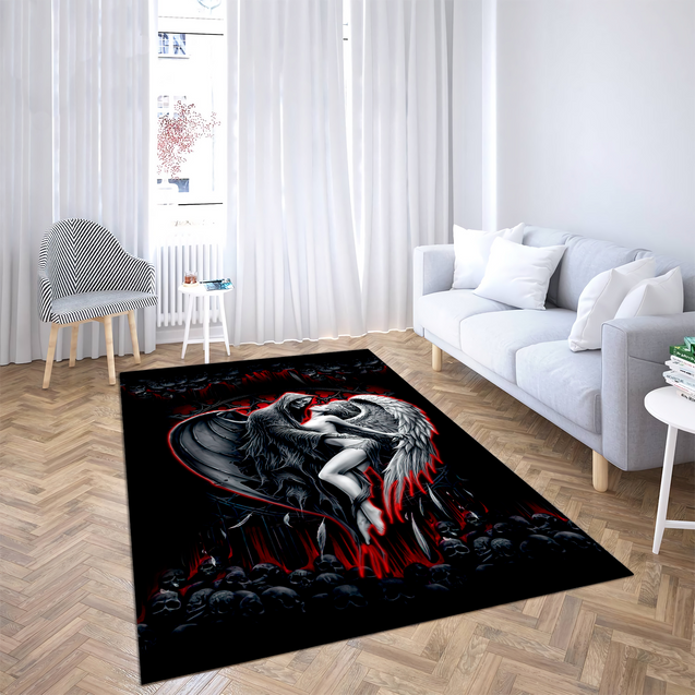 Skull And Beauty Rug MH04062102