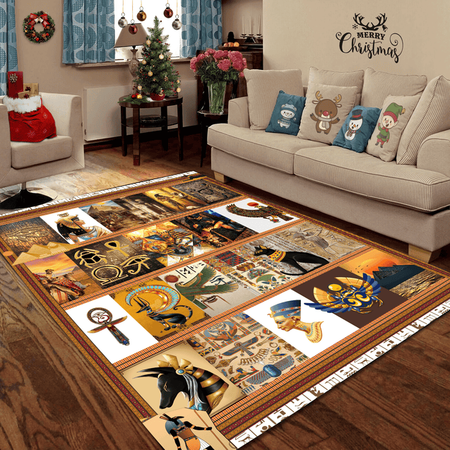 Ancient Egypt 3D All Over Printed Rug