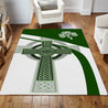 Irish Celtic Knot Cross St.Patrick day 3D Design print Rug