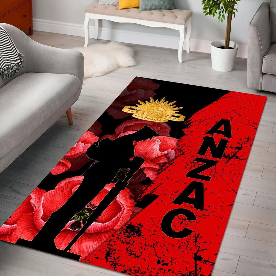 Premium Anzac Day Lest We Forget Rug TN