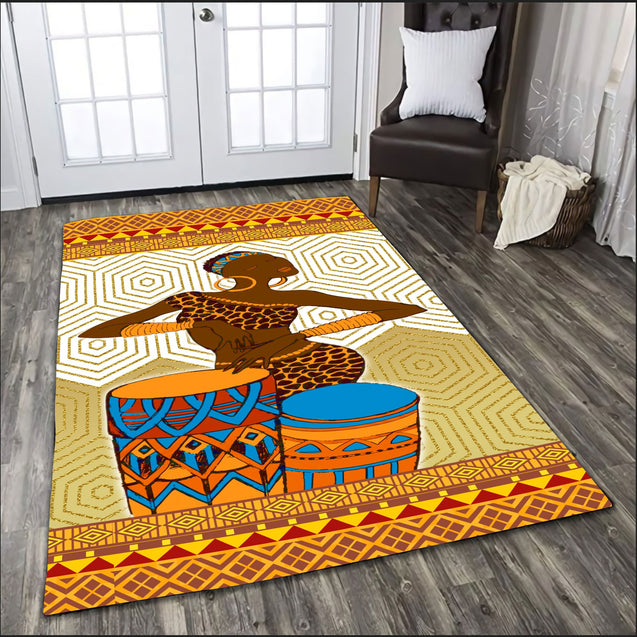 African Girl Drum Rug TN NTN26042102.S1