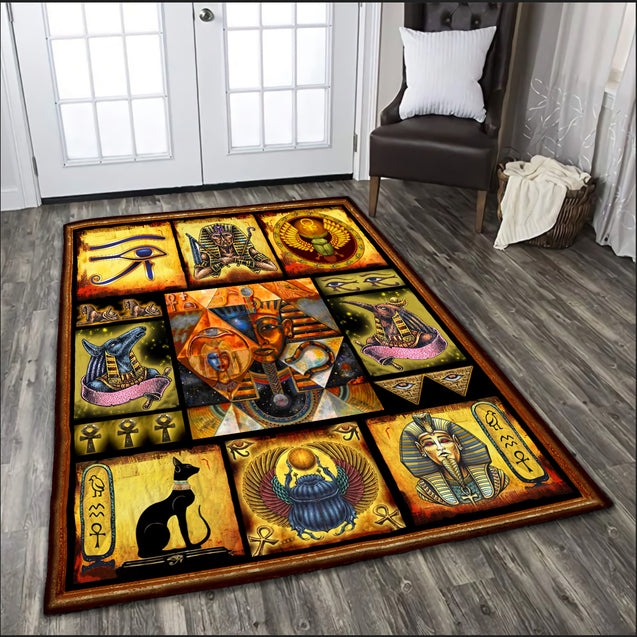 Ancient Egypt 3D All Over Printed Rug