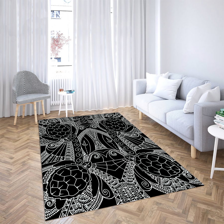 Aboriginal Turtles Draw Naidoc 2021 3D design Rug