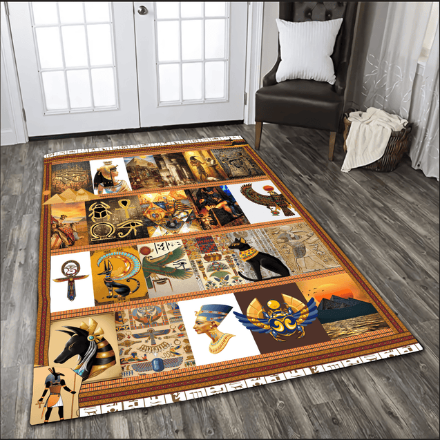 Ancient Egypt 3D All Over Printed Rug