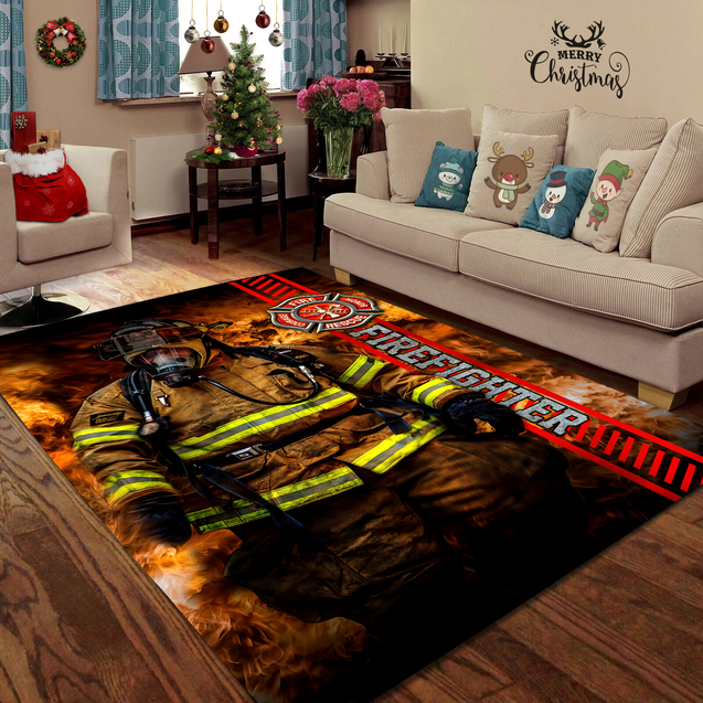 Brave Firefighter Rug TNA10132003