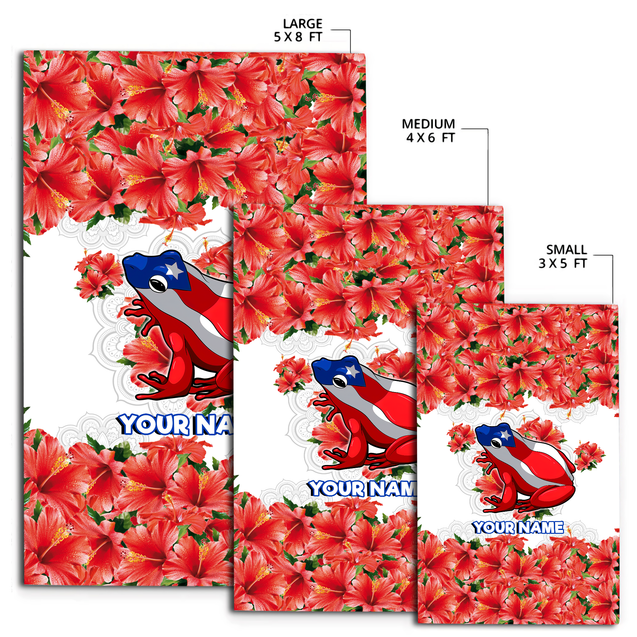 Customize Name Maga Coqui Puerto Rico Rug MH18032102