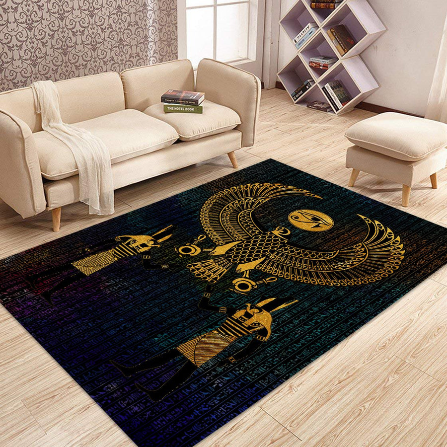 Horus Eye Egypt Anubis Ancient 3D print Rug