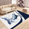 Marlin fishing design 3d print Rug