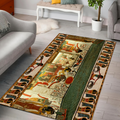 Tomb of nefertari Ancient Egypt 3D Design print Rug