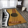 Guitar Piano Musical Instrument 3D Rug