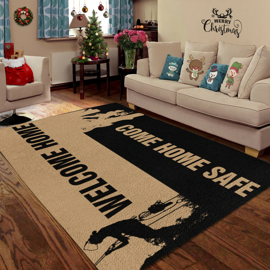 Premium All Over Printed Arborist Logger Lumberjack Rug MEI