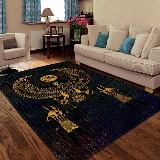 Horus Eye Egypt Anubis Ancient 3D print Rug