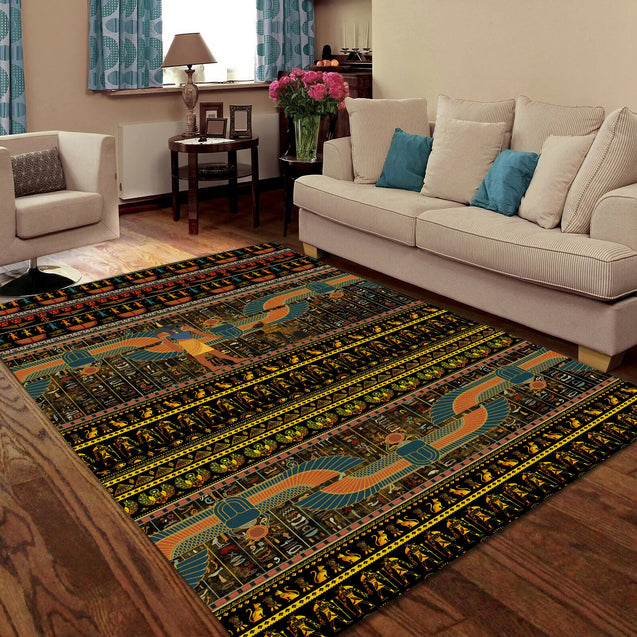 Ancient Egyptian Mythology Culture 3D print Rug