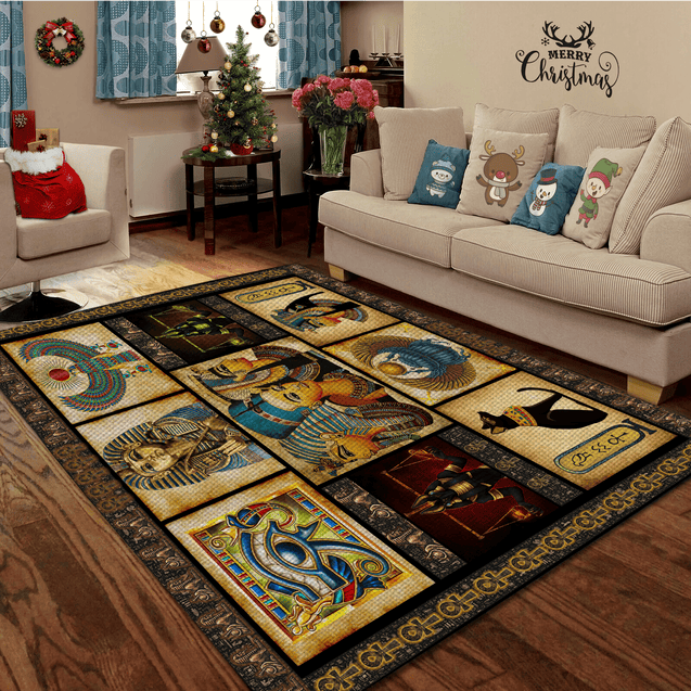 Ancient Egypt 3D All Over Printed Rug