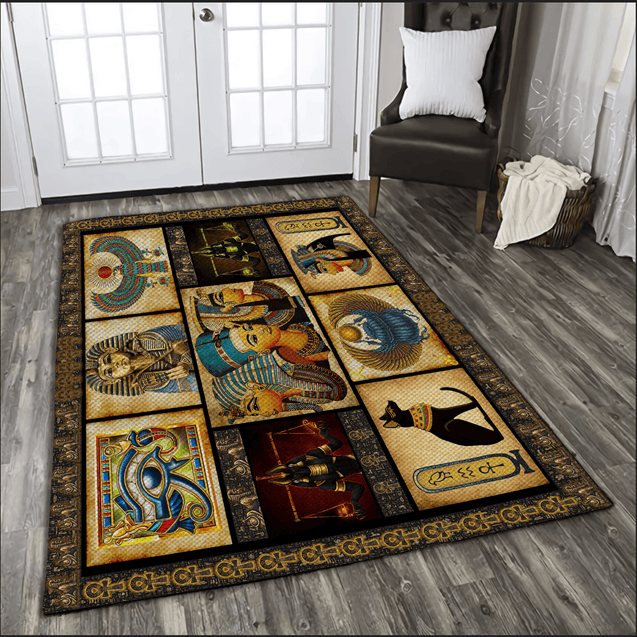 Ancient Egypt 3D All Over Printed Rug