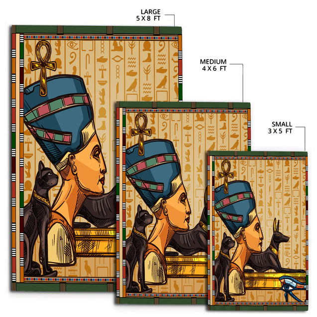 Ancient Egypt 3D All Over Printed Rug