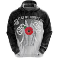 Anzac New Zealand Hoodie, Red Poppy Remembrance Pullover Hoodie, Zip, T-shirt HC18803 - Amaze Style™-Apparel