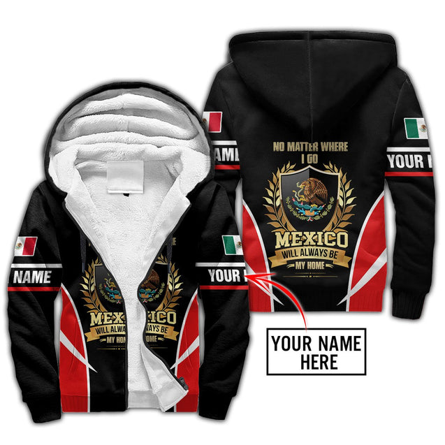 Personalized Name Aztec Mexico 3D All Over Printed Hoodie